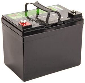 Interstate Batteries 12V 35Ah Deep Cycle Battery (DCM0035) Rechargeable Replacement Mobility Battery SLA AGM (Insert Terminal) Wheelchair, Trolling Motor, Scooter, RV