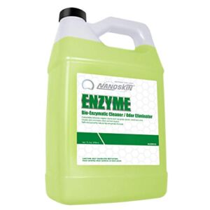 Nanoskin ENZYME Multi-Purpose Cleaner & Odor Eliminator 1 Gallon – Removes Complex Organic Stains, Dirt, Grease, and Grime from Multi Surfaces | For Automotive, Floor, Kitchen, Bathroom, Plumbing