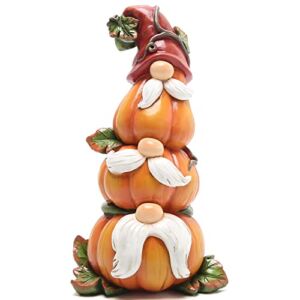 Hodao Fall Thanksgiving Stack Gnome Pumpkin Table Decorations Indoor Creative Thanksgiving centerpieces for Tables