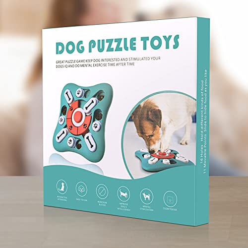 Dog Puzzle Toys, Squeaky Treat Dispensing Dog Enrichment Toys for IQ Training and Brain Stimulation, Interactive Mentally Stimulating Toys as Gifts for Puppies, Cats, Small, Medium, Large Dogs | The Storepaperoomates Retail Market - Fast Affordable Shopping