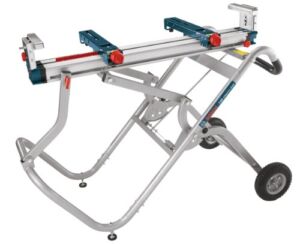 BOSCH Portable Gravity-Rise Wheeled Miter Saw Stand T4B