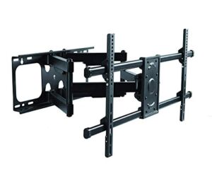 Premium Mount – Heavy Duty Dual Arm Articulating TV Wall Mount Bracket for SunBriteTV Marquee Series 55″ Outdoor Portrait Mode Digital Signage DS-5525P-BL Tilt & Swivel with Reduced Glare – Buy Smart!