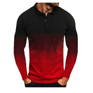 lcepcy Mens Mock Turtleneck Long Sleeve Shirts Sweater Thermal Shirt Big and Tall Slim Fit T-Shirt Sweaters Black Tee