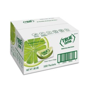 TRUE LIME Water Enhancer, Bulk Pack – 0.03 Ounce, 500 Count (Pack of 1)| Zero Calorie Unsweetened Water Flavoring | For Water, Bottled Water & Recipes | Water Flavor Packets Made with Real Limes