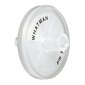 Whatman 6798-2510 Puradisc 25 TF Syringe Filter, 1.0 Micron, 1000 Units -25mm