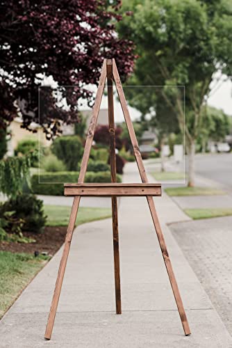 Wooden Easel – Wedding Sign Stand – Floor Easel For Welcome Sign – Large Art Display – Event Signage Holder | The Storepaperoomates Retail Market - Fast Affordable Shopping