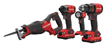 CRAFTSMAN V20 Craftsman Drill Combo, Cordless, 4-Tool (CMCK420D2) | The Storepaperoomates Retail Market - Fast Affordable Shopping