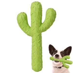 MewaJump Dog Chew Toys, Durable Rubber Dog Toys for Aggressive Chewers, Cactus Tough Toys for Training and Cleaning Teeth, Interactive Dog Toys for Small/Medium Dog