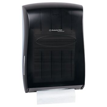 Kimberly-Clark Professional Kimberly Clark Professional Universal Folded Paper Towel Dispenser (09905), for Kleenex and Scott Brand Multifold and C-fold, 13.3” x, 5.9” x 18.9”, Smoke (Black) | The Storepaperoomates Retail Market - Fast Affordable Shopping