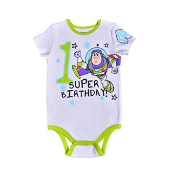 Disney Baby Boy’s 1st Birthday Creeper: Mickey, Donald, Goofy, Monsters Inc, Winnie the Pooh, Toy Story or Lion King Simba | The Storepaperoomates Retail Market - Fast Affordable Shopping