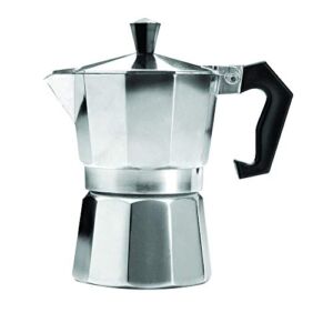 Primula Aluminum Stove Top Espresso Coffee Maker, Percolator Coffee Pot for Espresso, Moka, Cuban Coffee, Cappuccino, Latte and more, Perfect for Camping, 3 Cup