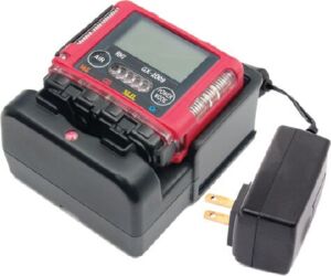 GX-2009, 4 gas, LEL / O2 / H2S / CO with alligator clip and 115 / 220 VAC charger by RKI Instruments