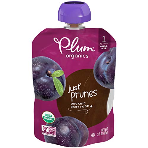 Plum Organics Baby Food Pouch | Stage 1 | Just Prunes | 4 Ounce | 12 Pack | Fresh Organic Food Squeeze | For Babies, Kids, Toddlers | The Storepaperoomates Retail Market - Fast Affordable Shopping