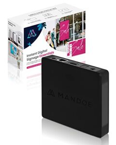 Mandoe Essentials – DIY Instant Digital Signage Player. Media Player with Beautiful Content Creation Software