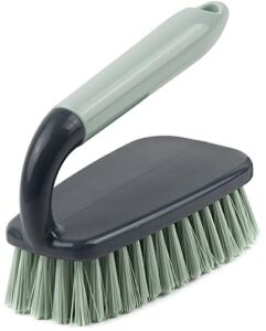 DSV Standard Heavy Duty All-Purpose Professional Scrub Brush | Comfort Grip & Stiff Flexible Bristles | Ideal for Cleaning Bathroom, Shower, Kitchen, Sink | Bristle Brush for Household Use (1 Pack)