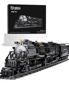 Nifeliz Badboy Steam Train Building Kit, Collectible Steam Locomotive Display Set, Large Train Set with Train Tracks, Top Present for Train Lovers (1608 PCS)