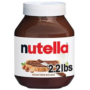 Nutella Chocolate Hazelnut Spread, Perfect Topping for Pancakes, 35.2 oz Jar