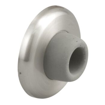Prime-Line J 4540 Wall Stop – Protects Walls from Door Knob Damage – 2-5/16” Outside Diameter Stainless Steel Cover with 1-1/8” Gray Round Rubber Bumper – Easy To Install | The Storepaperoomates Retail Market - Fast Affordable Shopping