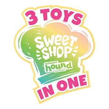 Outward Hound Surprise Destroy Them All Sweet Shop Dog Toy – 3-in-1 Dog Toy, Collect All of The Squeakin Sweet Treats! | The Storepaperoomates Retail Market - Fast Affordable Shopping