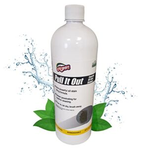 CHOMP! Concrete Oil Stain Remover: Pull It Out Removes and Cleans Oils, Greases from Garage Floors & Driveways 32 oz.