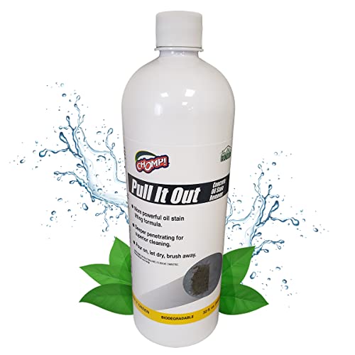 CHOMP! Concrete Oil Stain Remover: Pull It Out Removes and Cleans Oils, Greases from Garage Floors & Driveways 32 oz. | The Storepaperoomates Retail Market - Fast Affordable Shopping