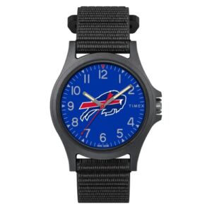 Timex Men’s NFL Pride 40mm Watch – Buffalo Bills with Black FastWrap Strap