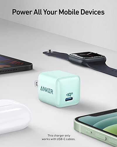 Anker USB C Charger 20W, 511 Charger (Nano), PIQ 3.0 Durable Compact Fast Charger, Anker Nano for iPhone 13/13 Mini/13 Pro/13 Pro Max/12, Galaxy, Pixel 4/3, iPad/iPad Mini (Cable Not Included) | The Storepaperoomates Retail Market - Fast Affordable Shopping