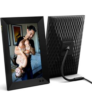 Nixplay 10.1 inch Smart Digital Photo Frame with WiFi (W10J) – Black – Share Photos and Videos Instantly