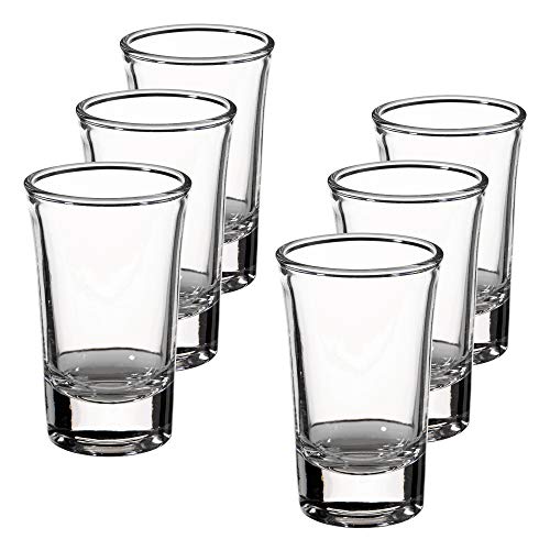 Lillian Rose Set of 6 Shot Glasses, 6 Count (Pack of 1), Clear | The Storepaperoomates Retail Market - Fast Affordable Shopping