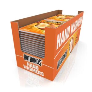HotHands Hand Warmers – Long Lasting Safe Natural Odorless Air Activated Warmers – Up to 10 Hours of Heat – 40 Pair