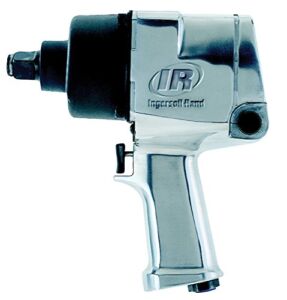 Ingersoll Rand 261 3/4-Inch Super Duty Air Impact Wrench – High Torque Output, Handle Exhaust, Pressure-Feed Lube System, Hammer Impact Mechanism, Silver