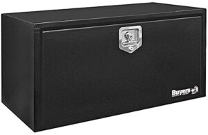 Buyers Products 1702305 Black Steel Underbody Truck Box with T-Handle Latch, 18 x 18 x 36 Inch