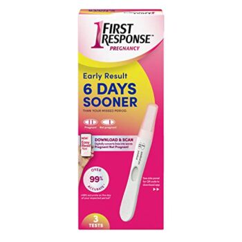 First Response Early Result Pregnancy Test, 3 Count (Pack of 1) (Packaging & Test Design May Vary) | The Storepaperoomates Retail Market - Fast Affordable Shopping