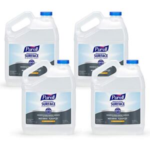 PURELL Professional Surface Disinfectant, Citrus Scent, 1 Gallon Surface Disinfectant Pour Bottle Refill (Pack of 4) – 4342-04