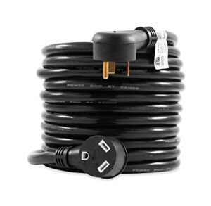Camco 25ft 30-Amp RV Extension Cord, 10-Gauge – Features a Flexible, Safe and Durable Construction – 125V / 3750W (55193)