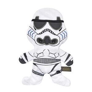 Star Wars for Pets Plush Storm Trooper Flattie Dog Toy, 6 Inch | Soft Star Wars Toys for Dogs, Storm Trooper Dog Toy | Star Wars Storm Trooper Plush Toy