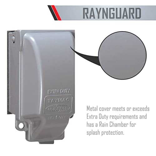 TayMac MX3200 RaynGuard Extra Duty Metal Weatherproof in-Use Cover, 1-Gang, Gray | The Storepaperoomates Retail Market - Fast Affordable Shopping