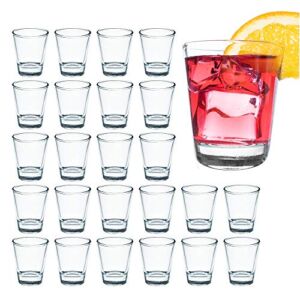 1.5 Ounce Shot Glasses Set with Heavy Base, 24 Pack Clear Shot Glass