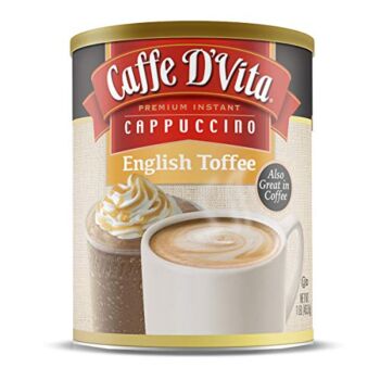 Caffe D’Vita English Toffee Cappuccino, Pack of 6, 1 lb cans (16 oz) | The Storepaperoomates Retail Market - Fast Affordable Shopping