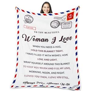Gifts for Women, Christmas Birthday Gifts for Women, 70″ x 55″ Light Throw Blanket, Unique Gifts for Women, Gifts for Women Who Have Everything, Black Deals 2022