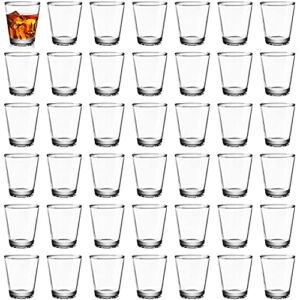 2oz Shot Glasses,Liqueue Glasses Spirits Glasses,Cordial Glass Tequila Shooter Glass,Small Alcholo Glass Cups,Shot Cups Whisky Glass Vodka Glass,Mini Drinking Cups 42pack