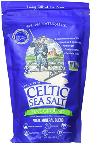 Fine Ground Celtic Sea Salt – (1) 16 Ounce Resealable Bag of Nutritious, Classic Sea Salt, Great for Cooking, Baking, Pickling, Finishing and More, Pantry-Friendly, Gluten-Free | The Storepaperoomates Retail Market - Fast Affordable Shopping