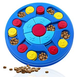 Dog Puzzle Toys Interactive Dog Toy for Puppy IQ Stimulation &Treat Training Dog Games Treat Dispenser for Smart Dogs, Puppy &Cats Fun Feeding (Level 1-3)
