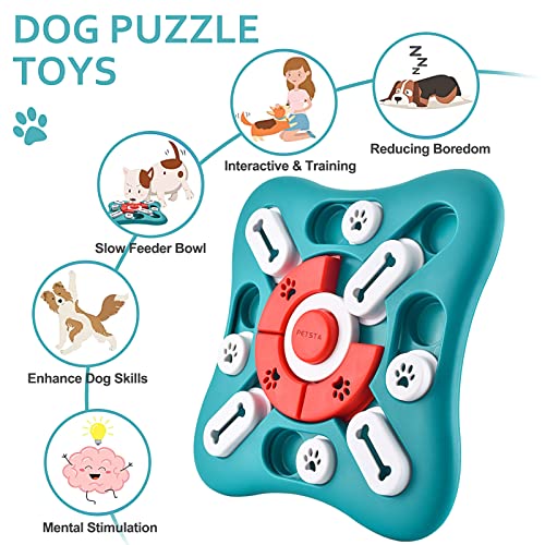 Dog Puzzle Toys, Squeaky Treat Dispensing Dog Enrichment Toys for IQ Training and Brain Stimulation, Interactive Mentally Stimulating Toys as Gifts for Puppies, Cats, Small, Medium, Large Dogs | The Storepaperoomates Retail Market - Fast Affordable Shopping