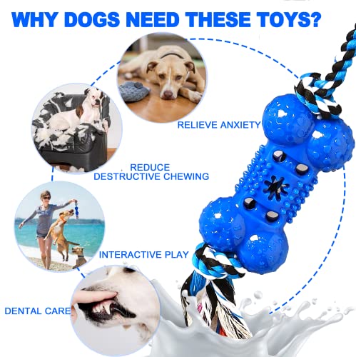 BOSOZOKU Dog Chew Toys 6 Pack Durable Dog Rope Toy Set Cutton Rubber Balls Chew Toys Gifts Puppy Teething for Small Medium Dogs Fetch Tug of War | The Storepaperoomates Retail Market - Fast Affordable Shopping