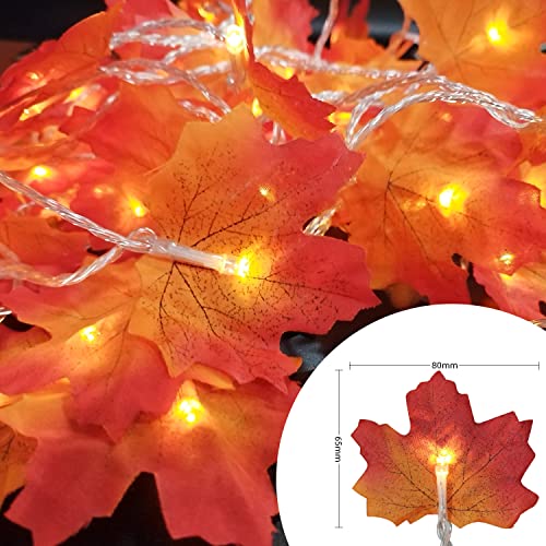 2022 New Thanksgiving Decorations Lights, 100 LEDs 40ft Indoor String Lights for Home Décor,Home Autumn Garland Fall Decor, Maple Leaves Lights Ultra Long | The Storepaperoomates Retail Market - Fast Affordable Shopping