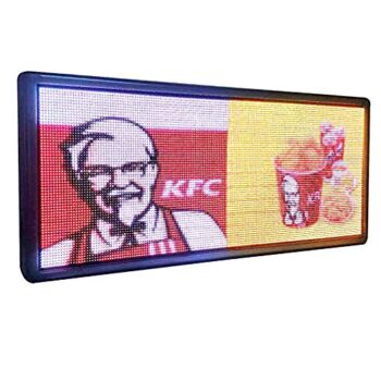 CX P6 LED Sign – Outdoor Full Color WiFi 40” x 18” Scrolling LED Display with High Resolution Scrolling Texts Full Color Sign for Advertising, High Brightness P6 and New SMD Technology | The Storepaperoomates Retail Market - Fast Affordable Shopping