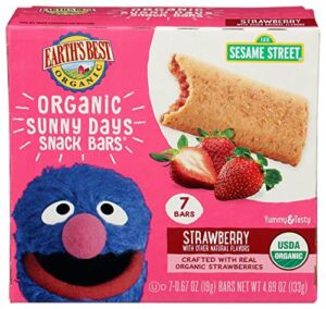 Earth’s Best Organic Sunny Days Snack Bars, Strawberry, 8 Count