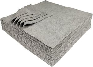 CleanAide Silver Embedded Cleaning Microfiber Towels Ultra Cut 12 X 12 Inches 25 Pack