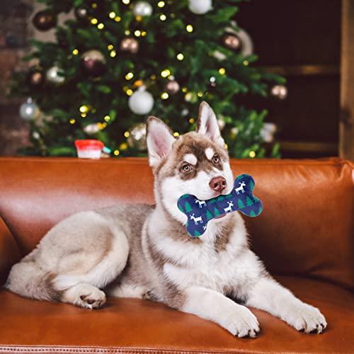 Dog Christmas Toys, Dog Squeaky Toys for Aggressive Chewers, Squeaky Toys for Dogs, Cute Bone Shape Stuffed Plush Toys for Large Medium Small Dogs, Interactive Durable Dog Chew Toys, Nice & Naughty | The Storepaperoomates Retail Market - Fast Affordable Shopping